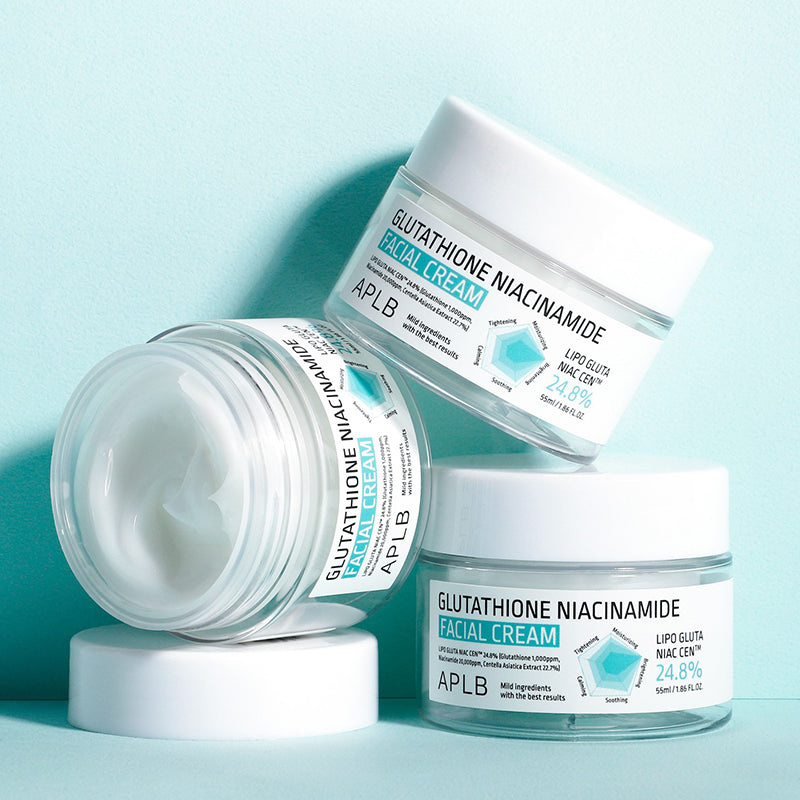 APLB Glutathione Niacinamide Facial Cream Crème Visage Éclat 55ml