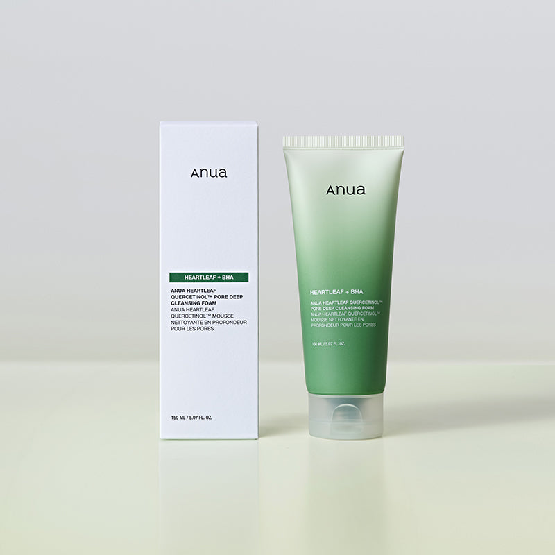Anua Heartleaf Quercetinol Pore Deep Cleansing Foam 150ml Nettoyant Visage