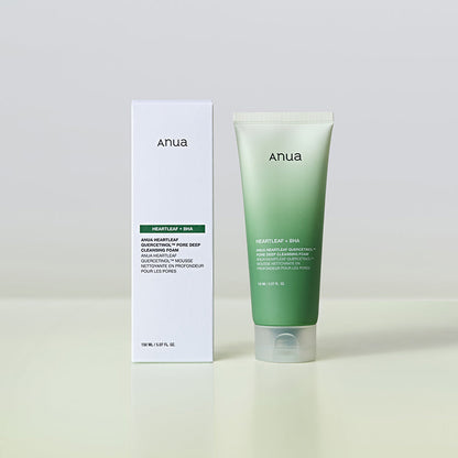 Anua Heartleaf Quercetinol Pore Deep Cleansing Foam 150ml Nettoyant Visage