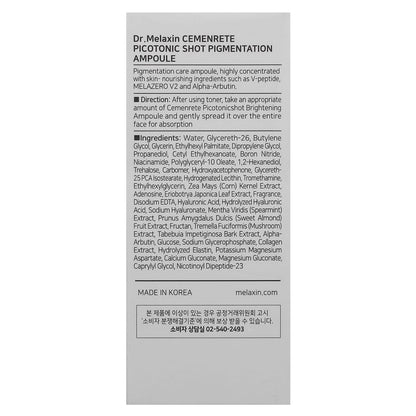 Dr.Melaxin CEMENRETE PICOTONIC SHOT Sérum Anti-Taches 30ml