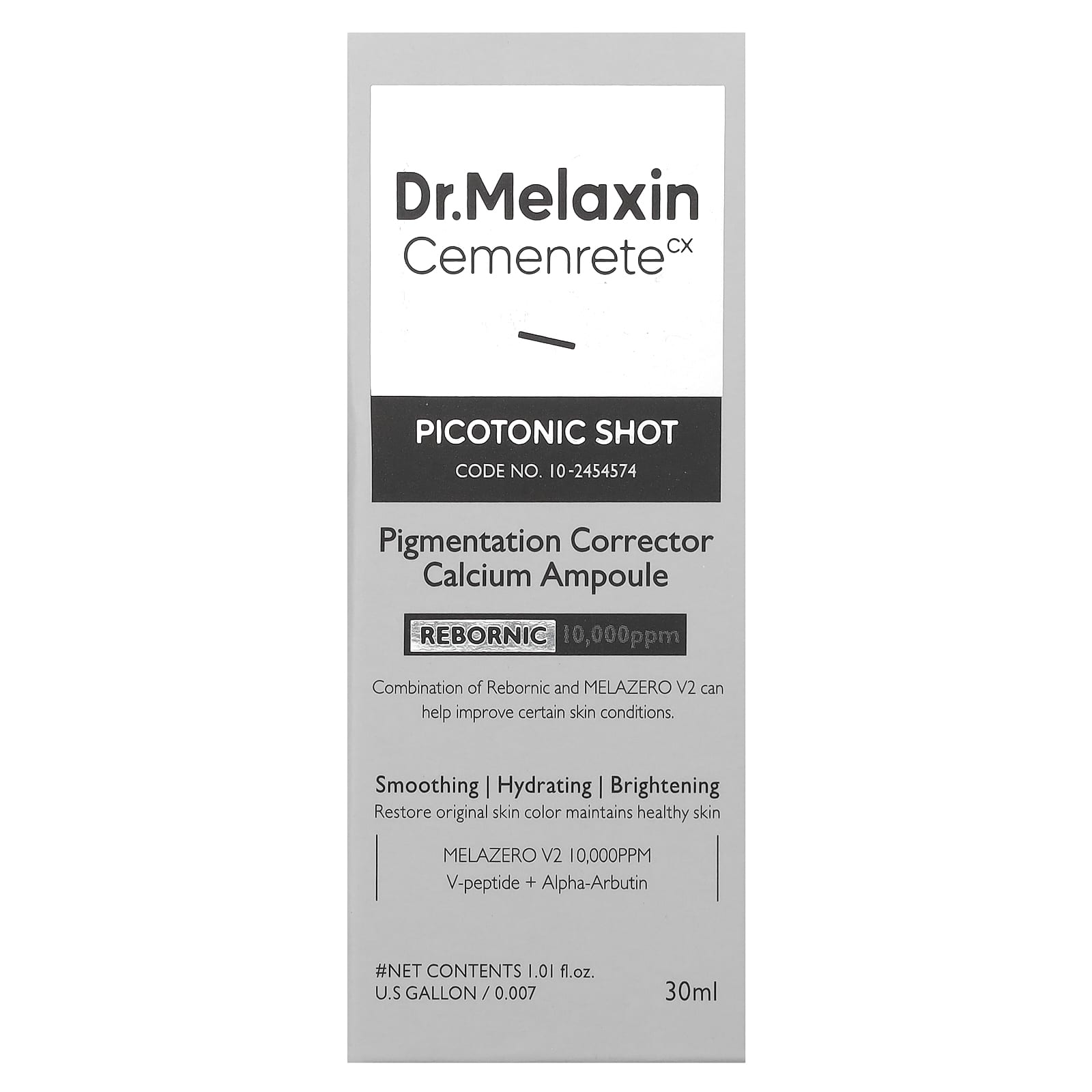 Dr.Melaxin CEMENRETE PICOTONIC SHOT Sérum Anti-Taches 30ml