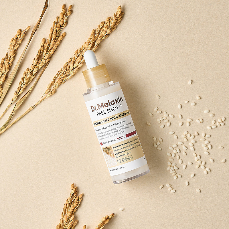 Dr.Melaxin Peel Shot Exfoliant Rice Ampoule Sérum Exfoliant 80ml
