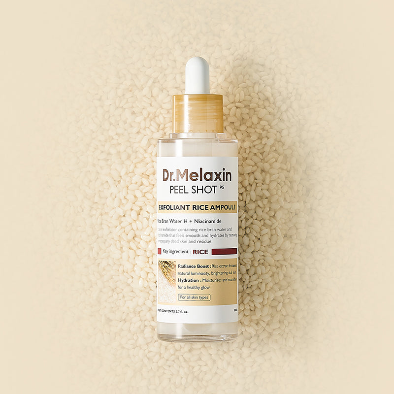 Dr.Melaxin Peel Shot Exfoliant Rice Ampoule Sérum Exfoliant 80ml