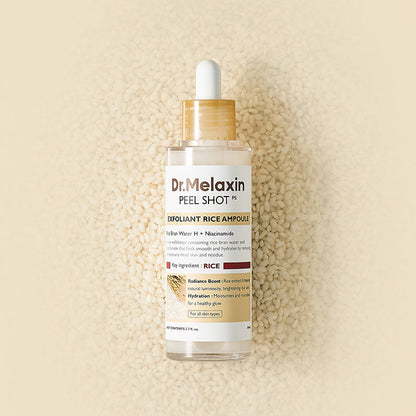 Dr.Melaxin Peel Shot Exfoliant Rice Ampoule Sérum Exfoliant 80ml