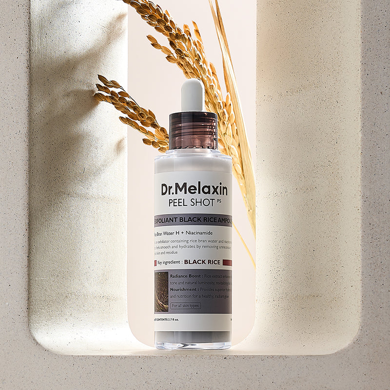 Dr.Melaxin Peel Shot Exfoliant Black Rice Ampoule Sérum Exfoliant 80ml