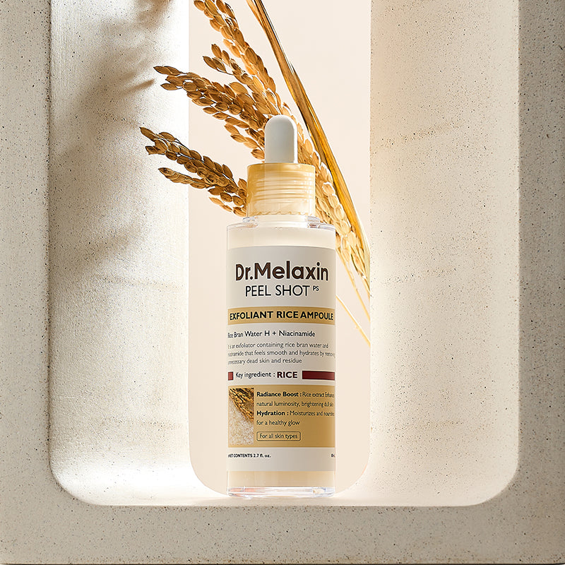 Dr.Melaxin Peel Shot Exfoliant Rice Ampoule Sérum Exfoliant 80ml