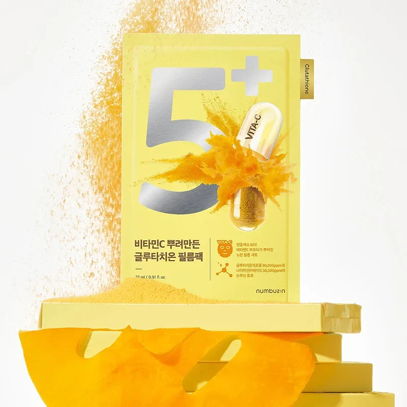 Numbuzin No.5 Vitamin Spotlight Masque Tissu Éclat 1pc