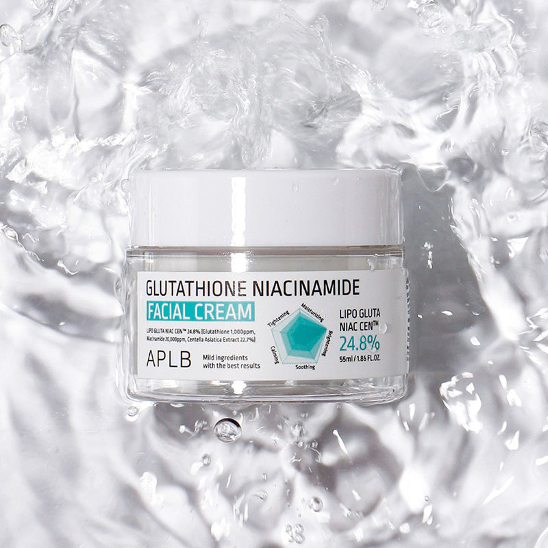APLB Glutathione Niacinamide Facial Cream Crème Visage Éclat 55ml