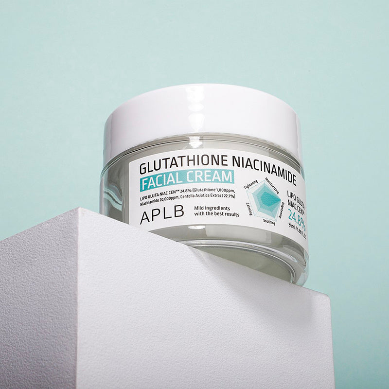 APLB Glutathione Niacinamide Facial Cream Crème Visage Éclat 55ml