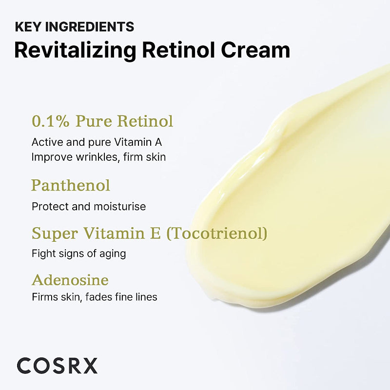COSRX The Retinol 0.1 Cream Crème Anti-Âge 20ml