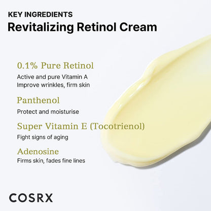 COSRX The Retinol 0.1 Cream Crème Anti-Âge 20ml