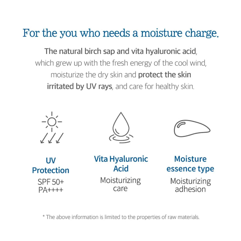 Round Lab Birch Juice Crème Solaire Hydratante SPF50+ PA++++ 50ml