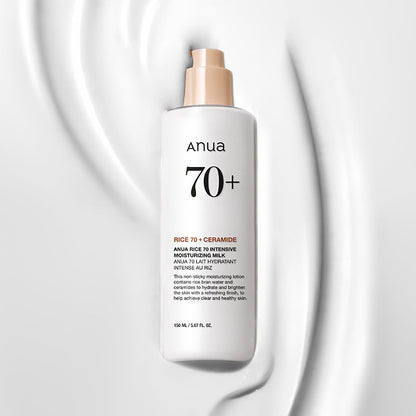 Anua Rice 70 Intensive Moisturizing Milk Émulsion Hydratante 150ml