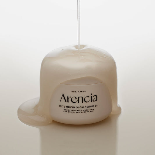 ARENCIA Rice Mucin Glow Serum Sérum Éclat Visage 50g