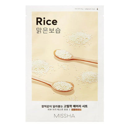 MISSHA Airy Fit Masque Tissu Visage Hydratant Éclat