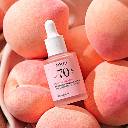 Anua Peach 70% Niacin Serum Éclat et Hydratation 30ml