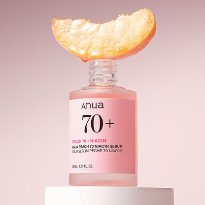 Anua Peach 70% Niacin Serum Éclat et Hydratation 30ml