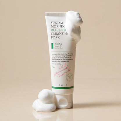 AXIS-Y Sunday Morning Refreshing Cleansing Foam Mousse Nettoyante 120ml