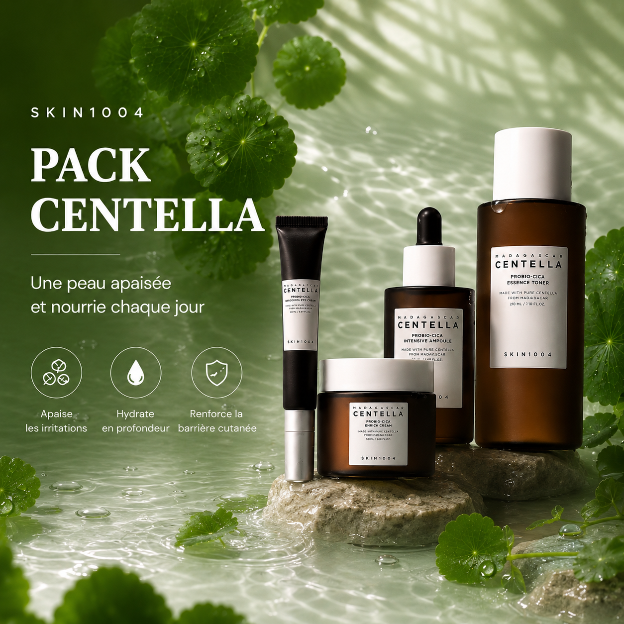 Kit Centella SKIN1004 – Le rituel complet pour une peau apaisée et hydratée