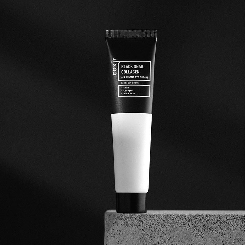 Coxir Black Snail Collagen Eye Cream Crème Contour des Yeux 30ml