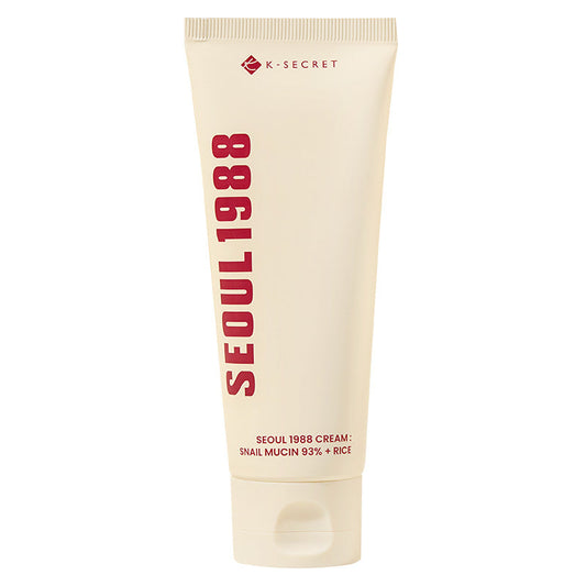 K-SECRET SEOUL 1988 Cream Snail Mucin 93% + Rice Crème Réparatrice 100ml
