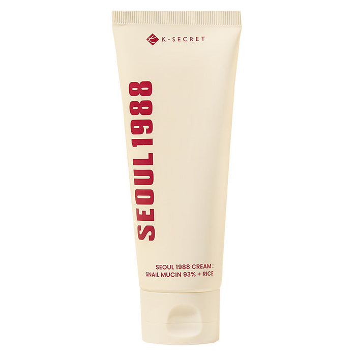K-SECRET SEOUL 1988 Cream Snail Mucin 93% + Rice Crème Réparatrice 100ml