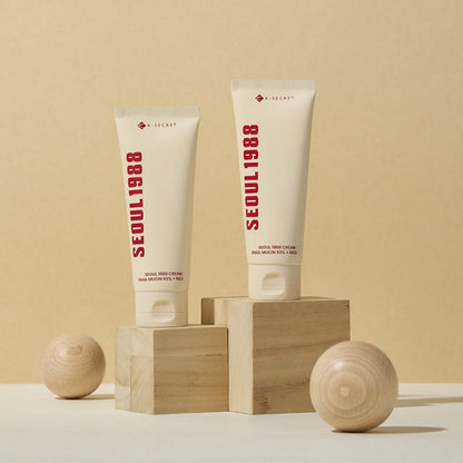 K-SECRET SEOUL 1988 Cream Snail Mucin 93% + Rice Crème Réparatrice 100ml