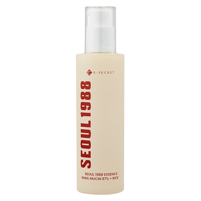 K-SECRET SEOUL 1988 Essence Snail Mucin 97% + Rice Essence Hydratante 100ml