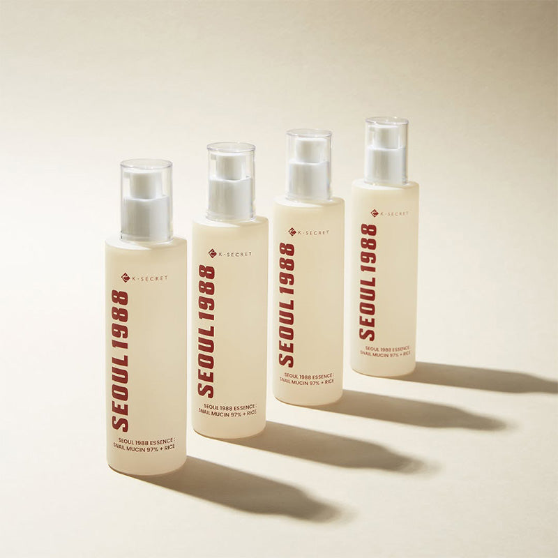 K-SECRET SEOUL 1988 Essence Snail Mucin 97% + Rice Essence Hydratante 100ml