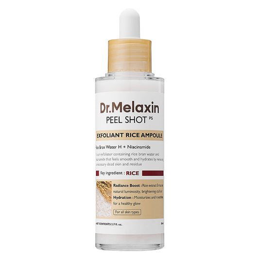 Dr.Melaxin Peel Shot Exfoliant Rice Ampoule Sérum Exfoliant 80ml