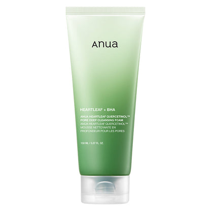 Anua Heartleaf Quercetinol Pore Deep Cleansing Foam 150ml Nettoyant Visage
