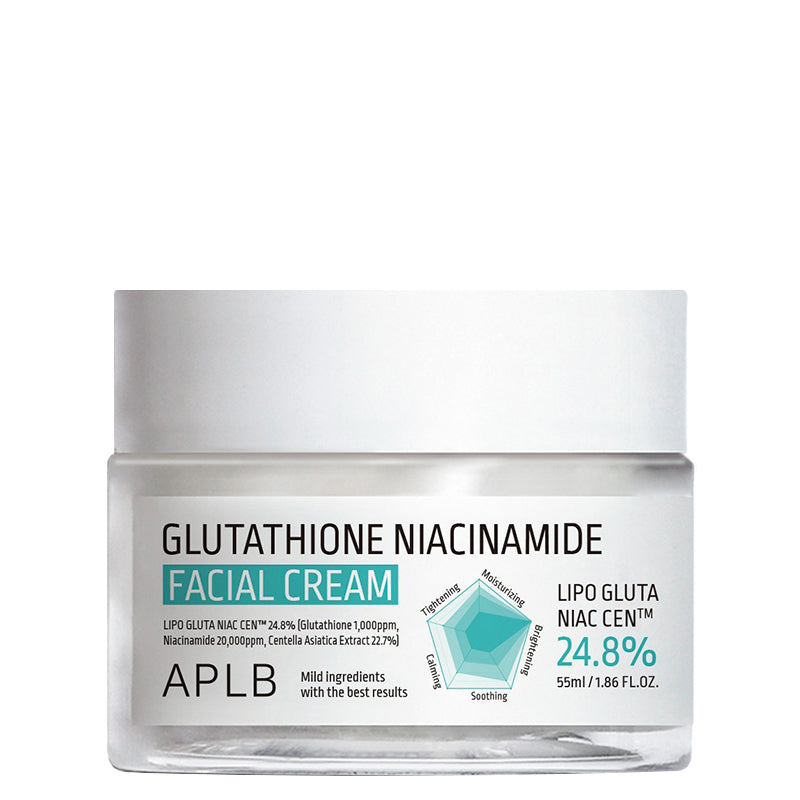 APLB Glutathione Niacinamide Facial Cream Crème Visage Éclat 55ml
