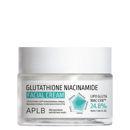 APLB Glutathione Niacinamide Facial Cream Crème Visage Éclat 55ml