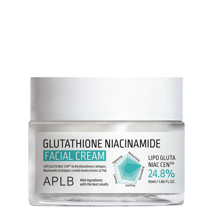APLB Glutathione Niacinamide Facial Cream Crème Visage Éclat 55ml