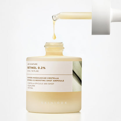 SKIN1004 Madagascar Centella Retinol 0.2 Boosting Shot Ampoule Sérum Anti-Âge 30ml