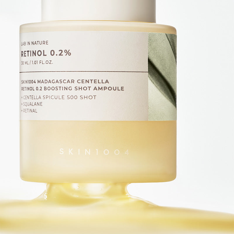 SKIN1004 Madagascar Centella Retinol 0.2 Boosting Shot Ampoule Sérum Anti-Âge 30ml