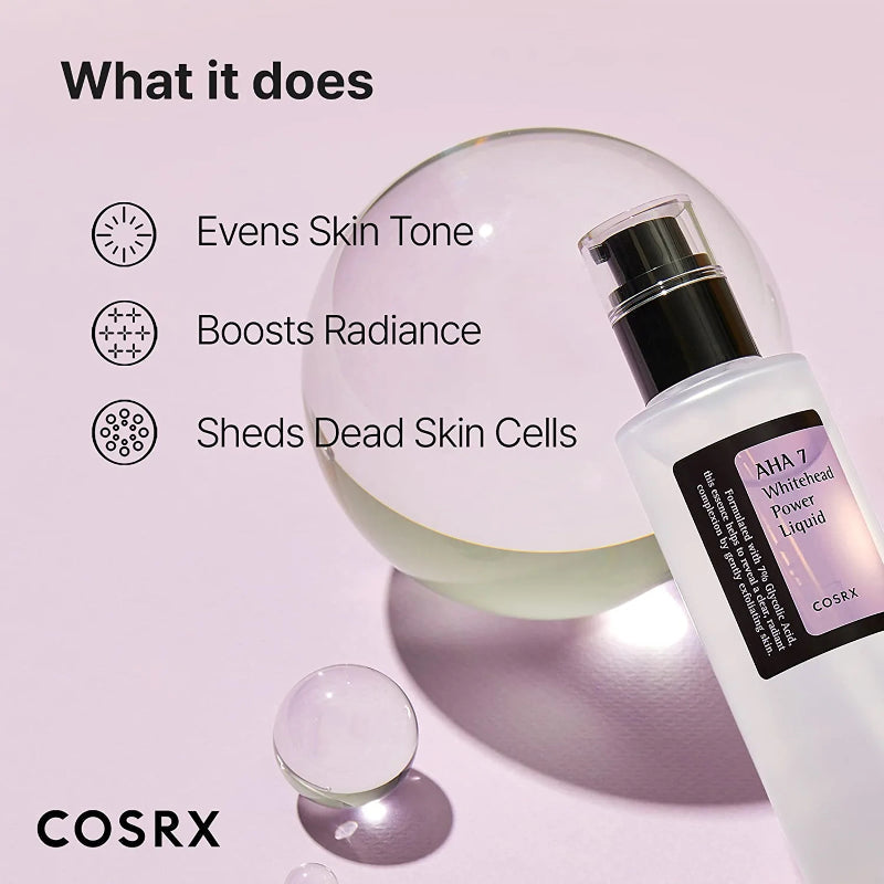 COSRX AHA 7 Whitehead Power Liquid Soin Exfoliant 100ml