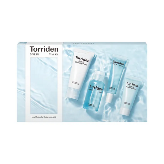 Torriden DIVE IN Trial Kit Coffret Soin Hydratant 4pcs