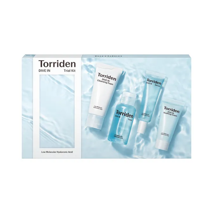 Torriden DIVE IN Trial Kit Coffret Soin Hydratant 4pcs