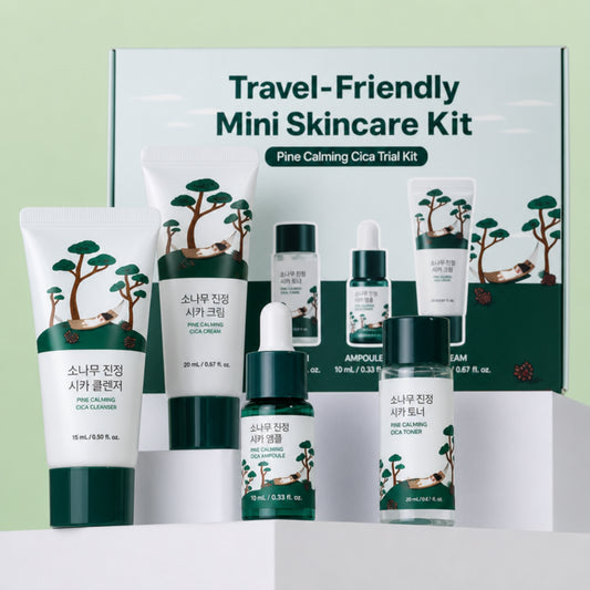 ROUND LAB Pine Calming Cica Trial Kit Coffret Soin Visage 4pcs