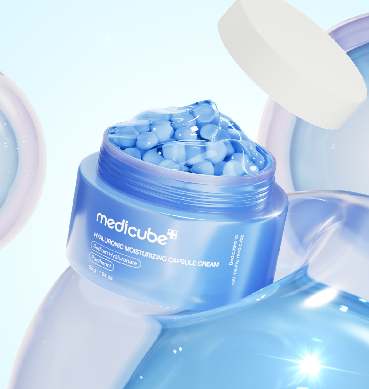 Medicube Hyaluronic Moisturizing Capsule Cream 55g