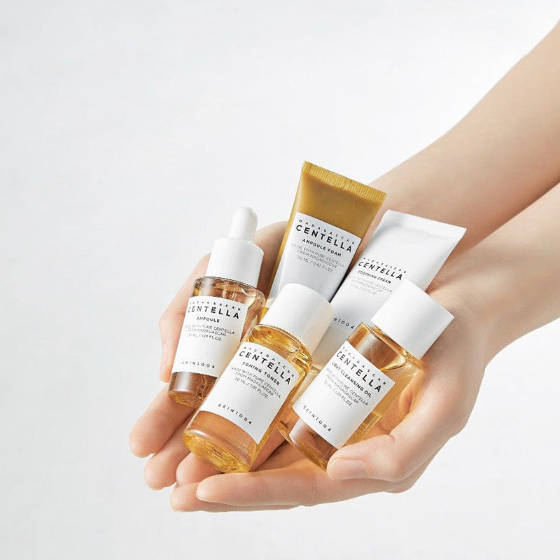 SKIN1004 Madagascar Centella Travel Kit 5-Piece Soothing Skincare Set