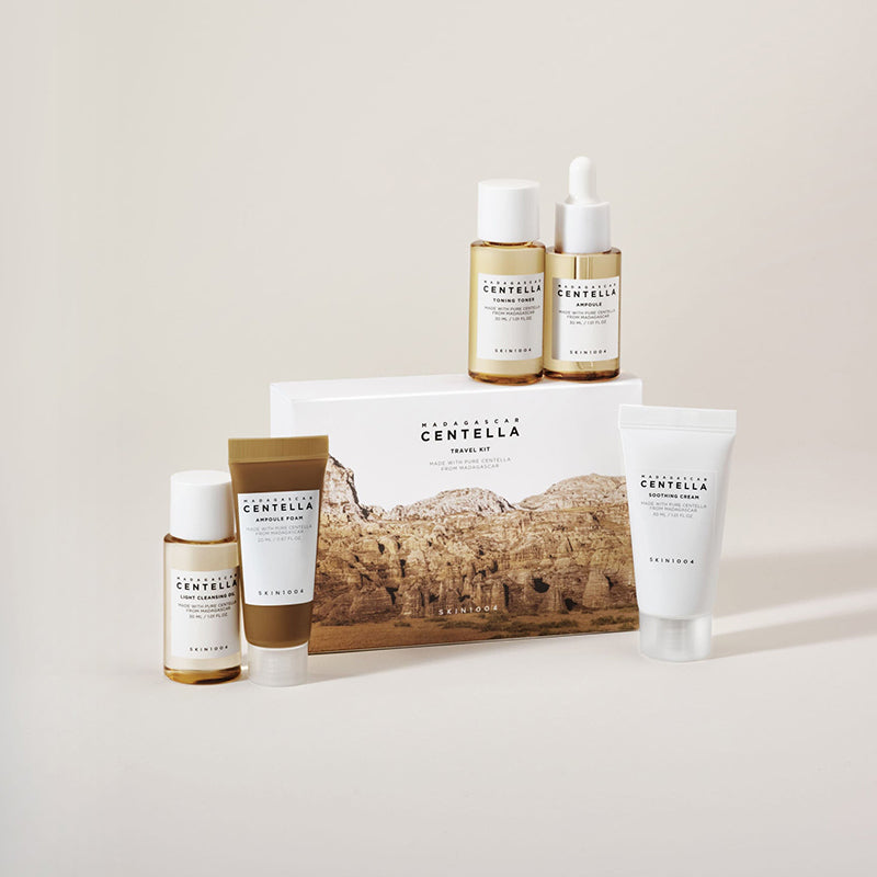 SKIN1004 Madagascar Centella Travel Kit 5-Piece Soothing Skincare Set